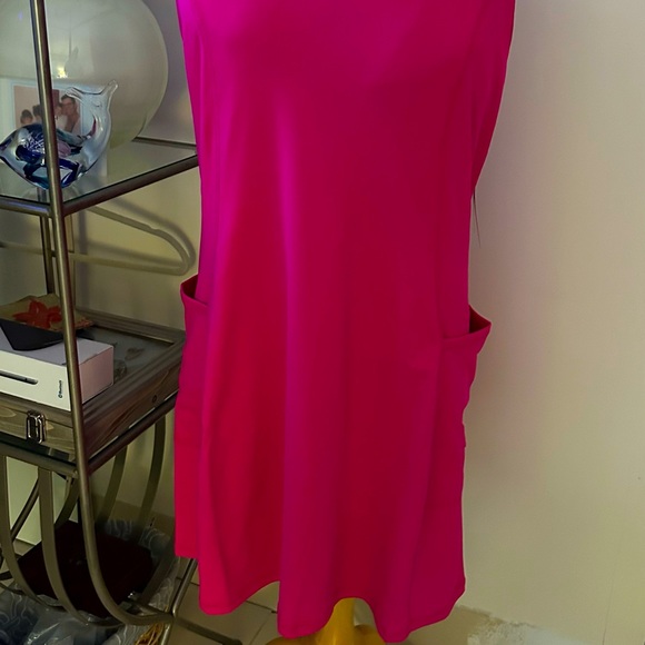 Tennis Collection by 90 Degree by Reflex hot pink with pockets and shorts NWT - Picture 2 of 10